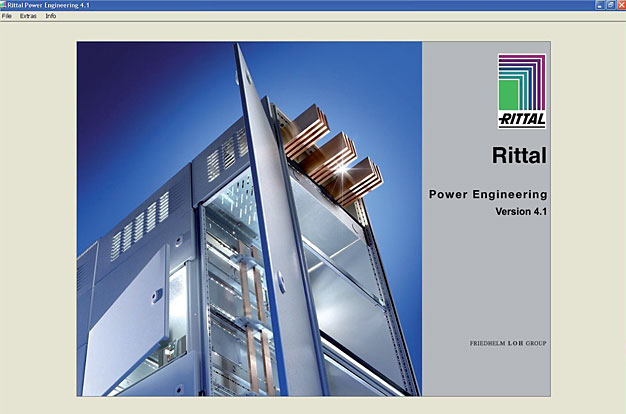 Strona startowa programu Rittal - Power Engineering