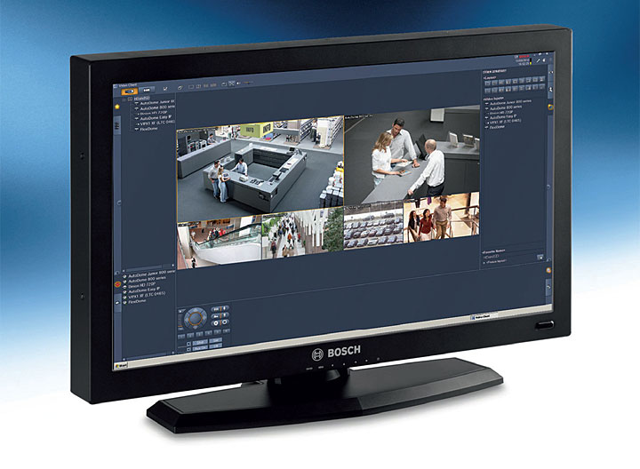 Fot. 4. Oprogramowanie Bosch Video Client (BVC) dostarczane jest bezpłatnie wraz ze wszystkimi kamerami sieciowymi firmy Bosch. Proste w instalacji i konfiguracji oraz intuicyjne w obsłudze, znakomicie sprawdza się w mniej rozbudowanych instalacjach, tj. do 64 kanałów sieciowych. Do takich obiektów należą niewielkie obiekty handlowe czy stacje benzynowe. Oprogramowanie można zainstalować w każdym komputerze PC z najnowszą wersją systemu Windows. BVC bezpłatnie obsługuje do 16 kamer sieciowych bądź nadajników.