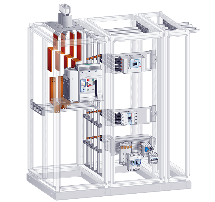 Fot. 7. Optymalny system rozdziału energii w rozdzielnicy XL3 4000.