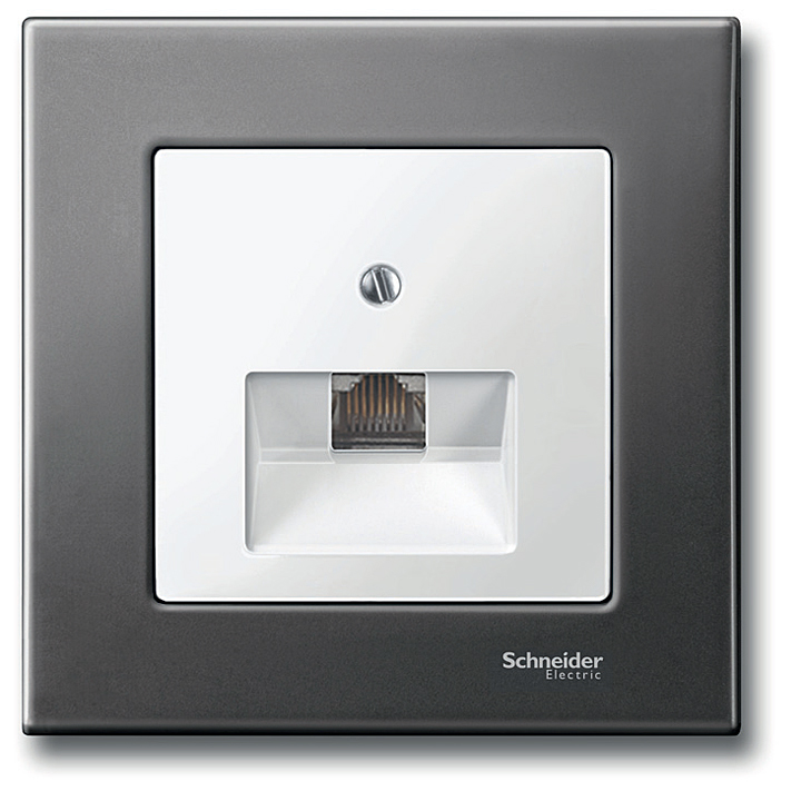 Fot. 6. Gniazdo RJ45, seria M-Elegance, metal.