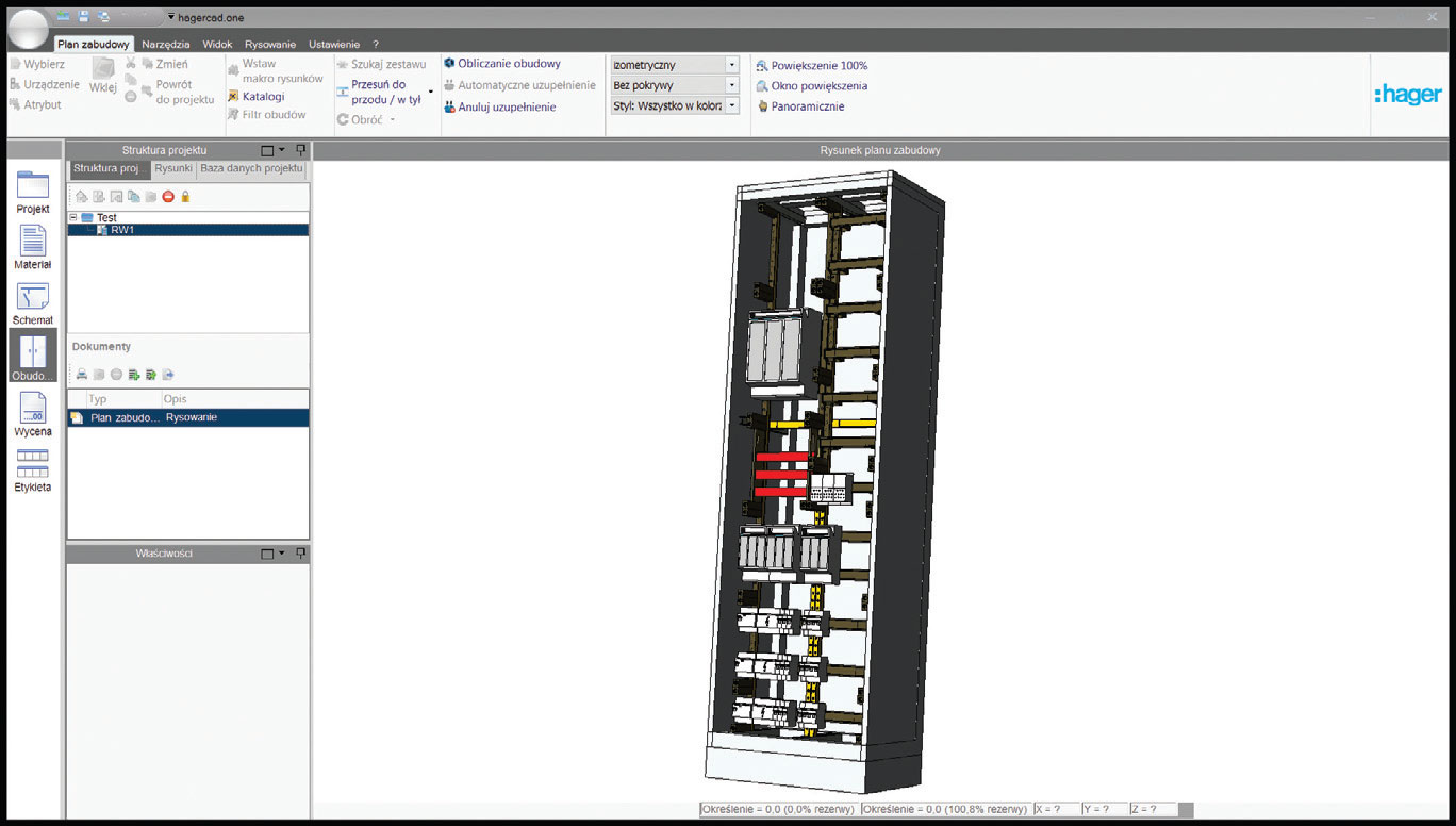 Hagercad.one – proste projektowanie rozdzielnic elektrycznych