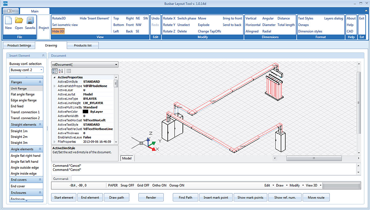 Rys. 2. Program sam generuje połączenie w formie 3D
