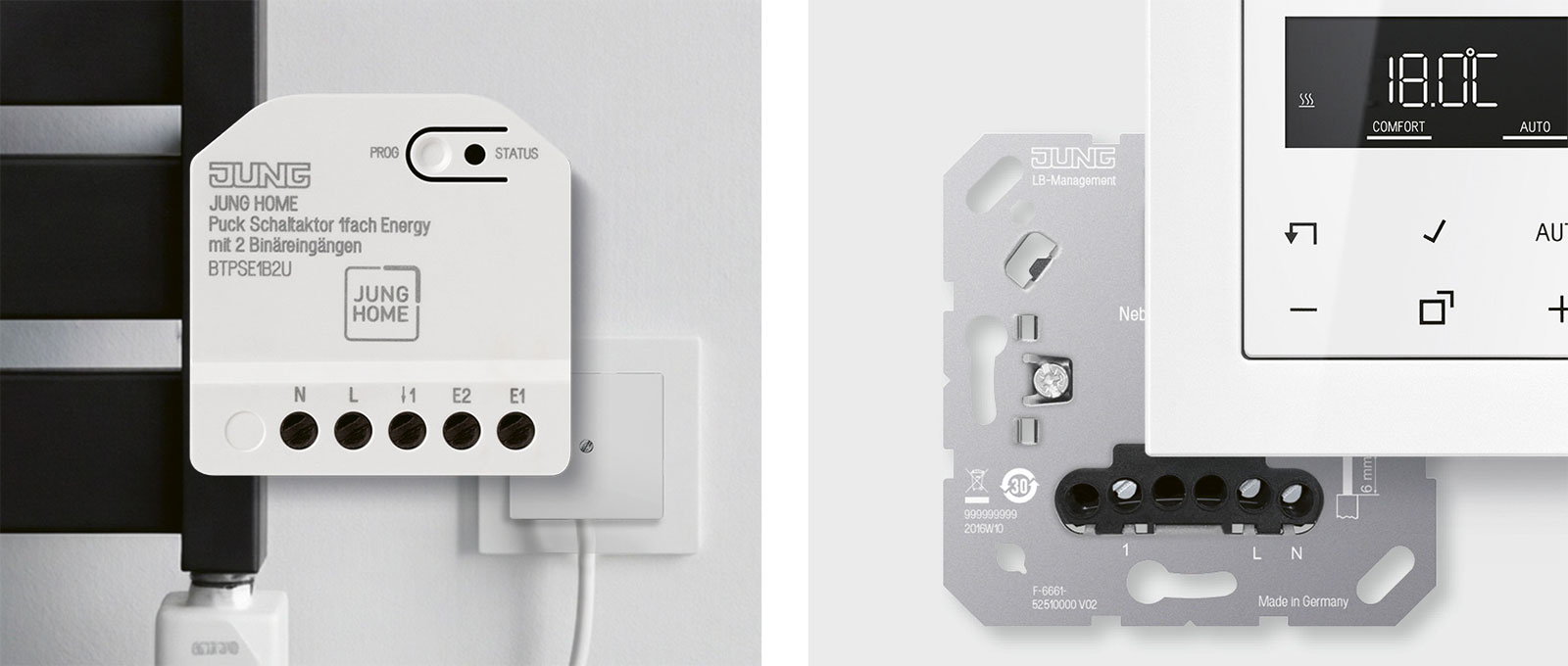 JUNG HOME Puck – prosty sposób na inteligentne funkcje w istniejącej instalacji elektrycznej