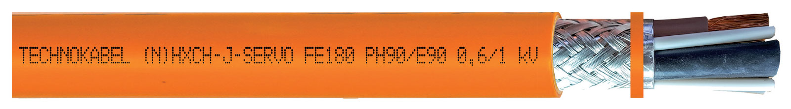 Fot. 6. (N)HXCH-J-SERVO FE180 PH90/E90 0,6/1 kV.