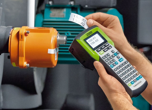 Thermofox umożliwia szybki wydruk oraz wymianę oznacznika.