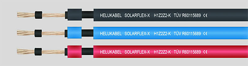 SOLARFLEX-X H1Z2Z2-K - służy do okablowania paneli fotowoltaicznych. Nadaje się do bezpośredniego zakopania w ziemi, lecz zalecane jest układanie w rurach osłonowych.
